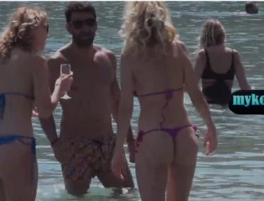 Στο κόκκινο ο υδράργυρος από τα στρινγκ στις παραλίες της Μυκόνου (βιντεο)